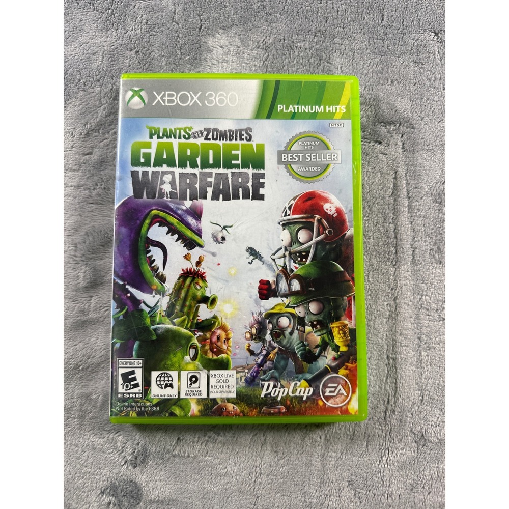 Plants vs Zombies‎ Garden Warfare Xbox 360 Platinum Hits EA PopCap Game
